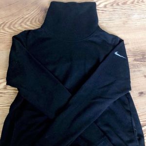 Black nike hoodie with neck